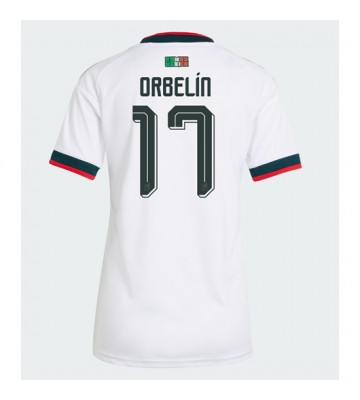 Mexico Orbelin Pineda #17 Udebanetrøje Dame VM 2026 Kortærmet